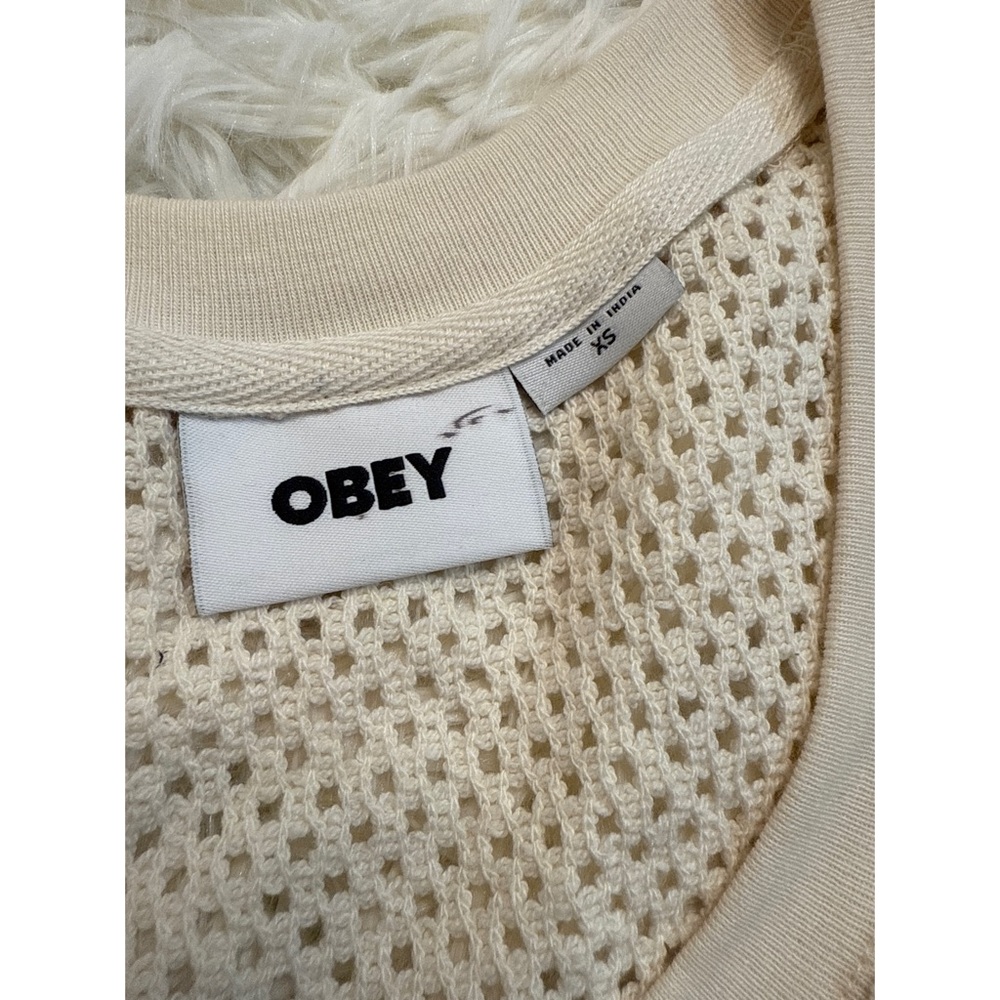 PacSun | Obey Hudson Crochet Tank Top | XS - Picture 3 of 3